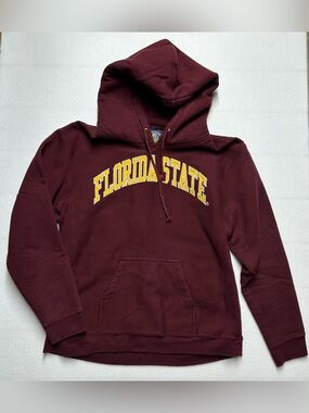 Florida State FSU Seminoles Hoodie Youth L 10-12 Maroon Y2K Steve & Barry’s